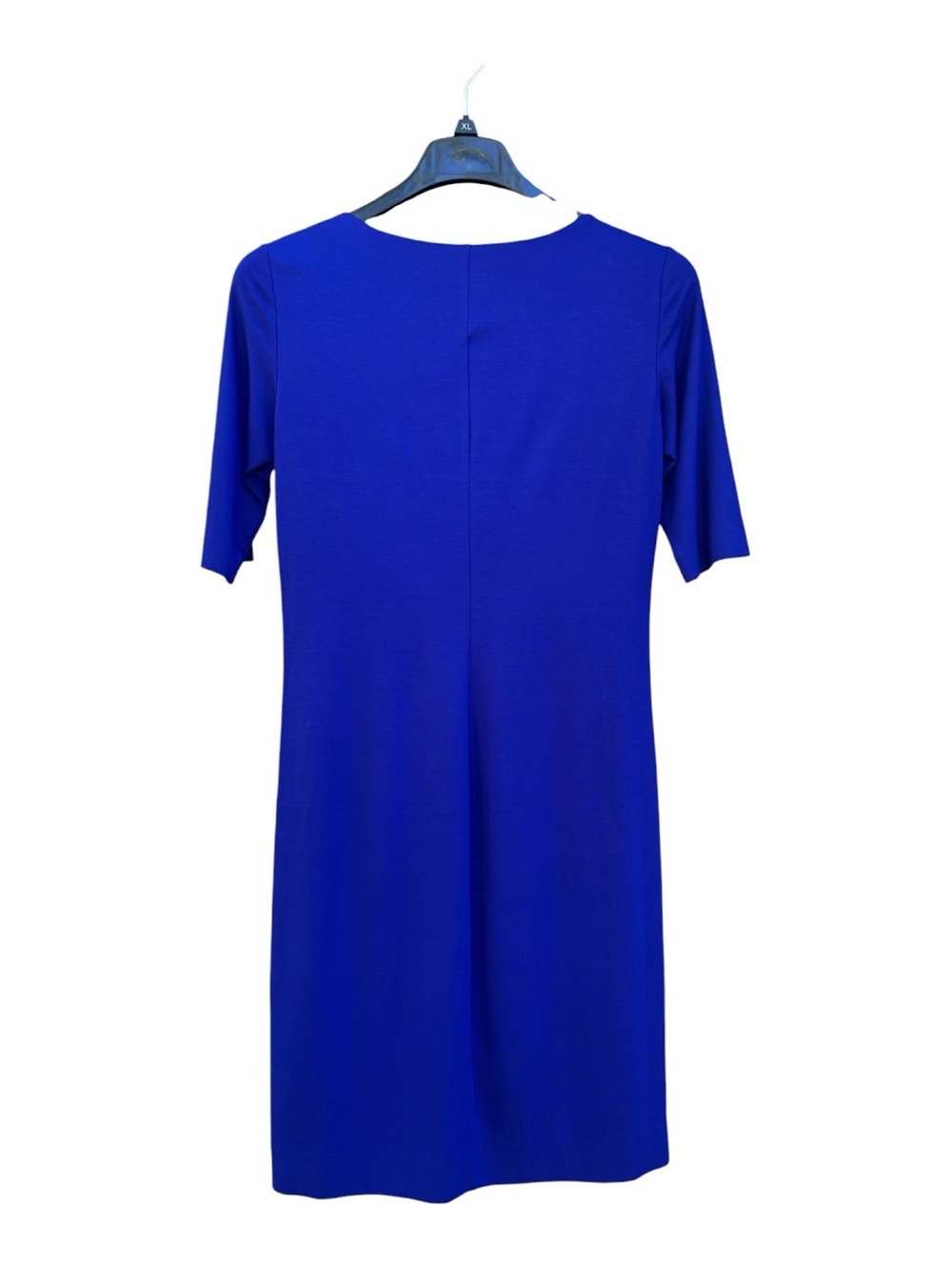 Diane Von Furstenberg Raquel Sheath Dress Royal Blue Tanza Chic Minimalist - Picture 2 of 14